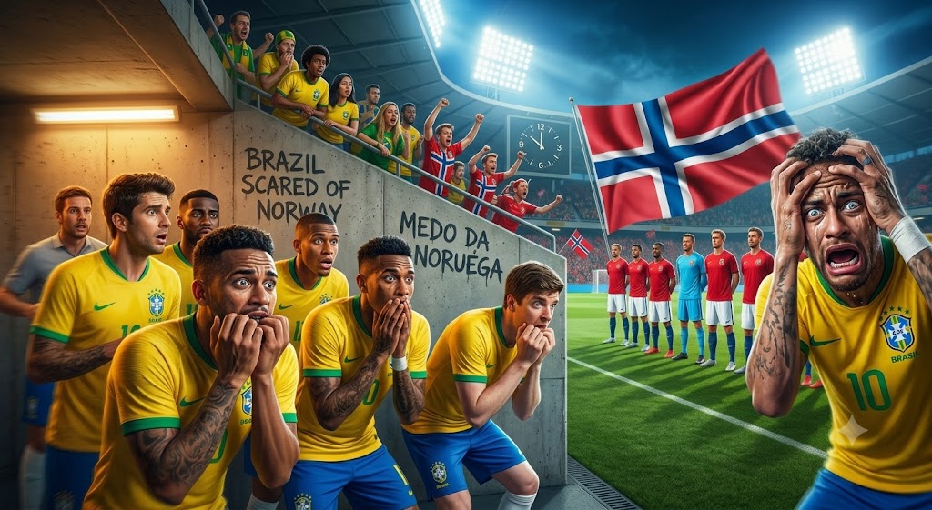 🇧🇷 Imprensa internacional vê Brasil sem favoritismo absoluto contra a Noruega e destaca perigo de Haaland